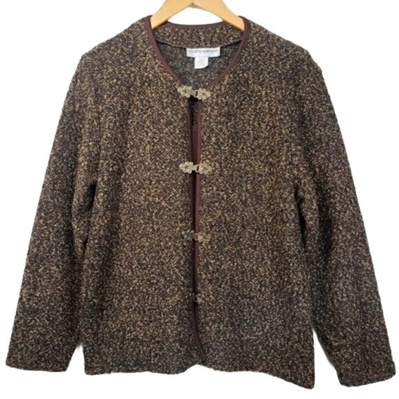 Cathy Daniels Brown eye Hook Blazer - Picture 1 of 9
